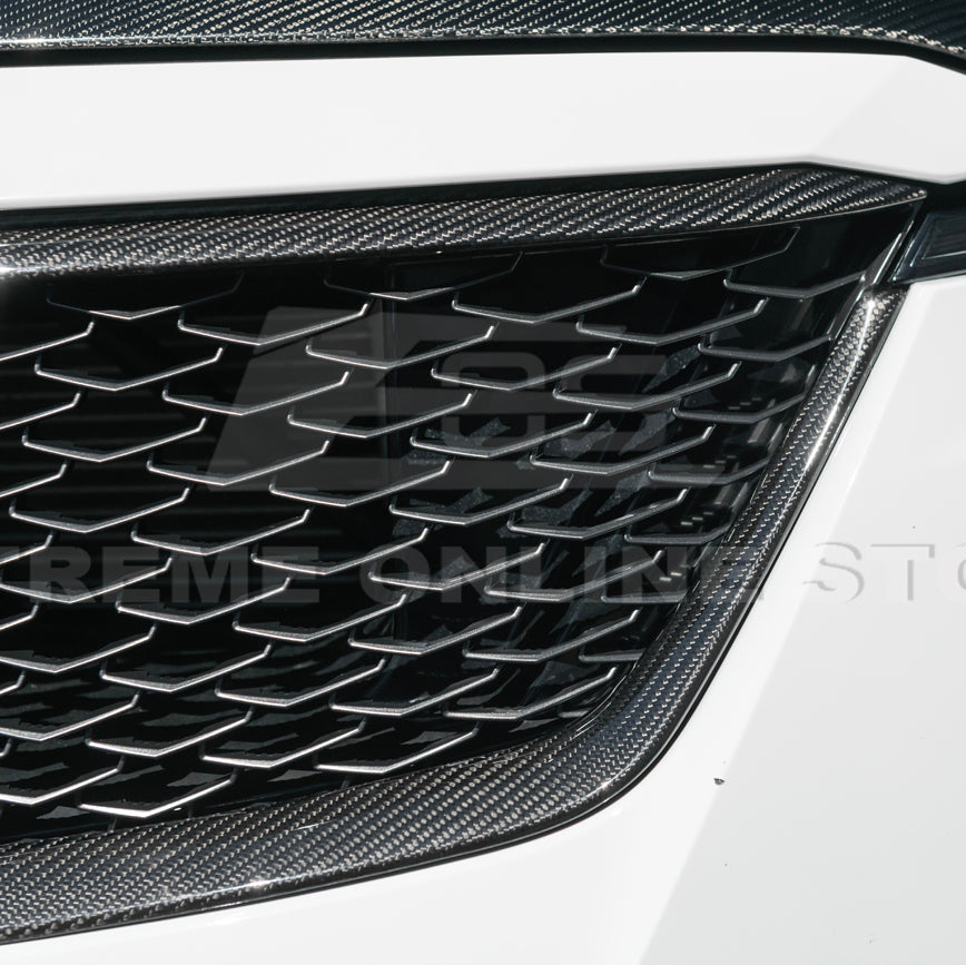 2022-24 Cadillac CT5-V Blackwing Dry Carbon Fiber Front Upper &amp; Lower Grille Trim