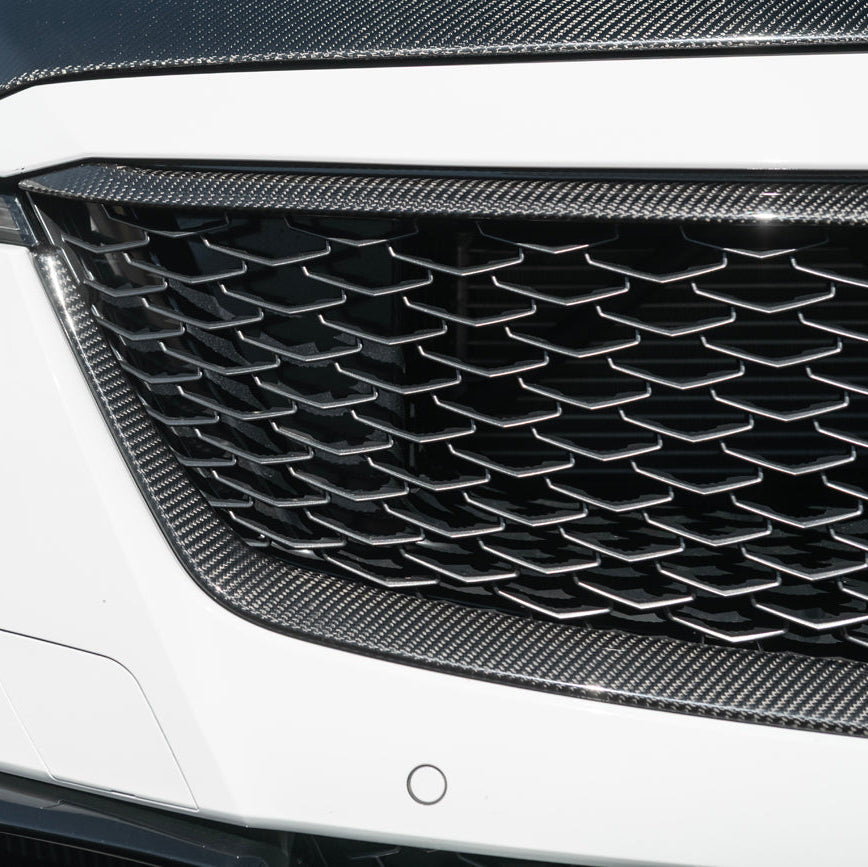 2022-24 Cadillac CT5-V Blackwing Dry Carbon Fiber Front Upper &amp; Lower Grille Trim