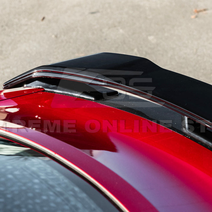2024-Up Ford Mustang DarkHorse Style GLOSSY BLACK Rear Trunk Lid Wing Spoiler
