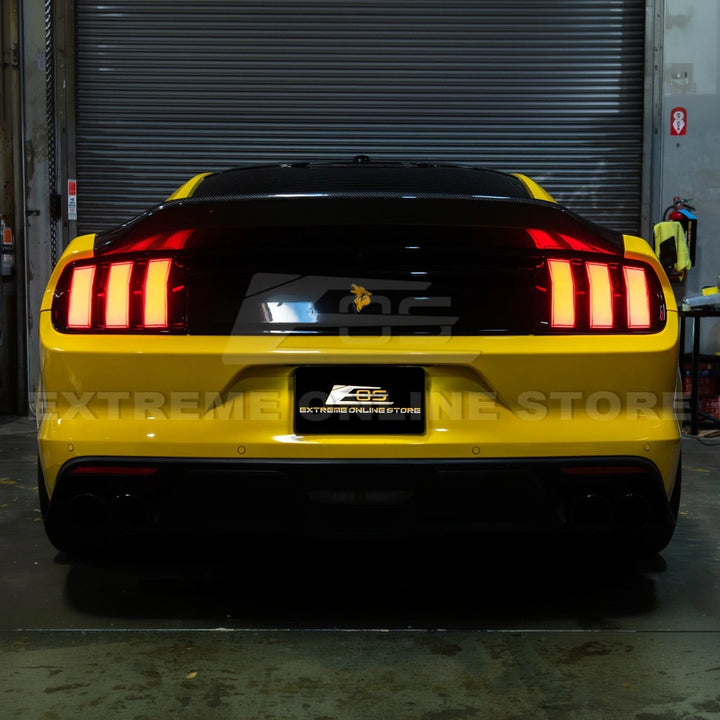 2015-23 Ford Mustang EURO RGB Sequential Signal LED XB Clear Rear Taillight