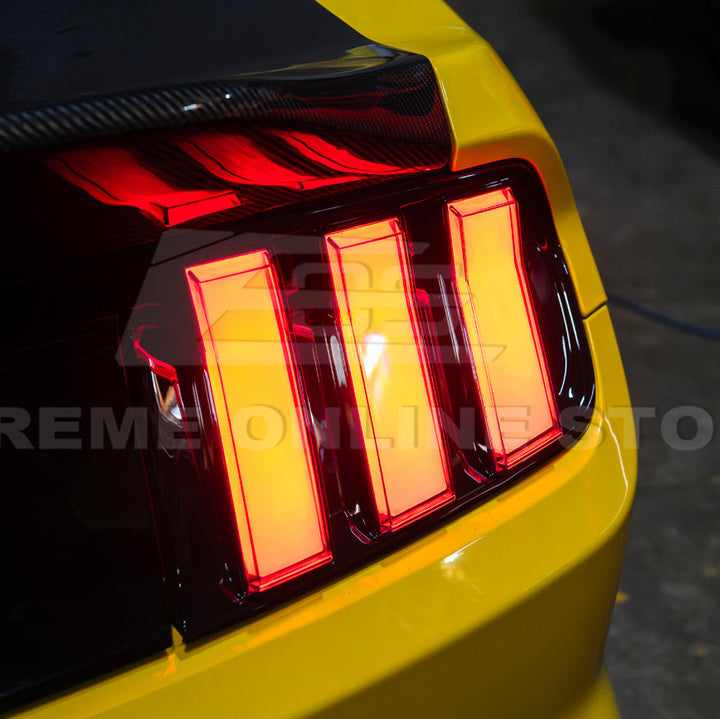 2015-23 Ford Mustang EURO RGB Sequential Signal LED XB Clear Rear Taillight