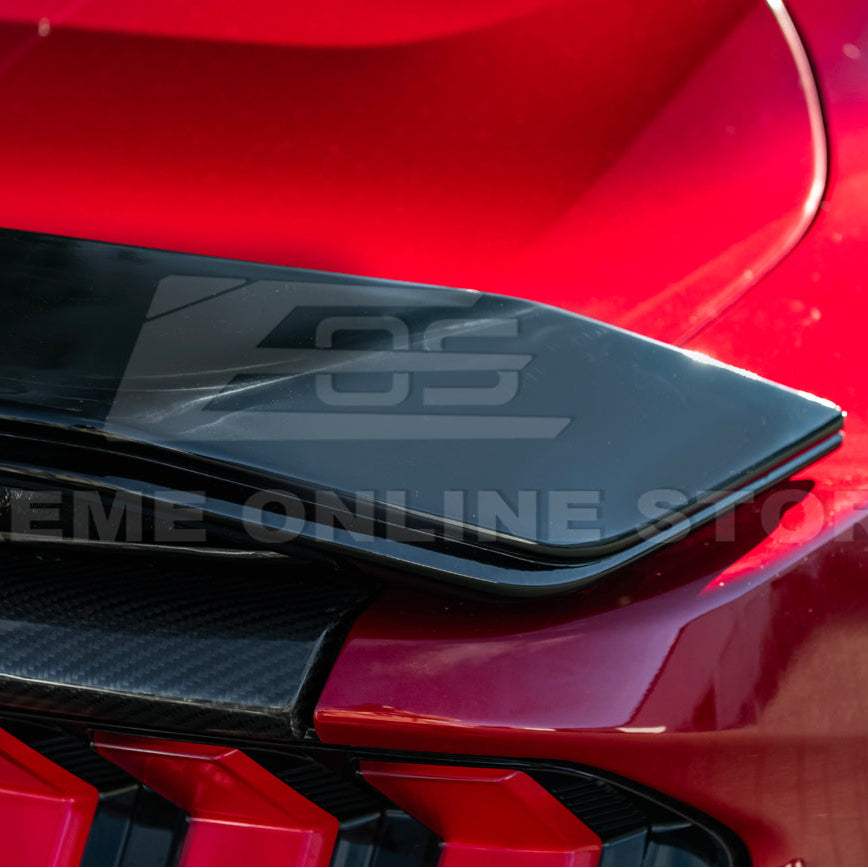 2024-Up Ford Mustang DarkHorse Style GLOSSY BLACK Rear Trunk Lid Wing Spoiler