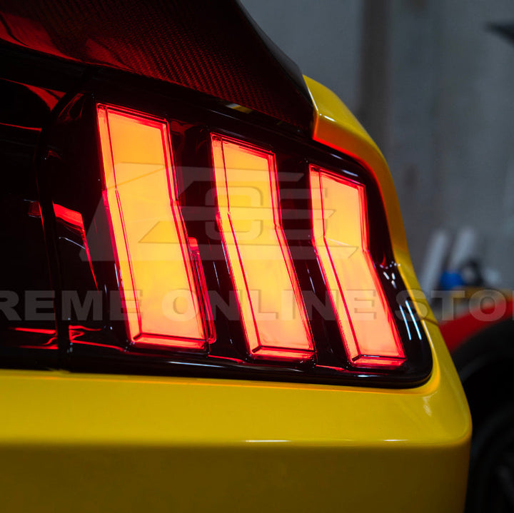 2015-23 Ford Mustang EURO RGB Sequential Signal LED XB Clear Rear Taillight