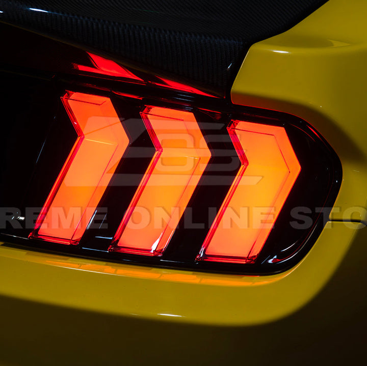 2015-23 Ford Mustang EURO RGB Sequential Signal LED XB Clear Rear Taillight