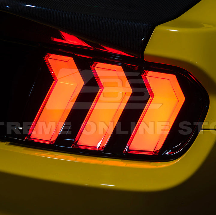 2015-23 Ford Mustang EURO RGB Sequential Signal LED XB Clear Rear Taillight