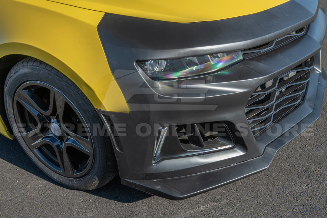 2016-18 Camaro ZL1 Conversion Front Bumper Kit With DRL Light