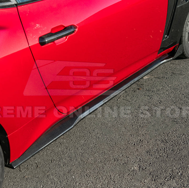 2024-Up Ford Mustang S650 | EOS Performance CARBON FIBER Side Skirts Extension