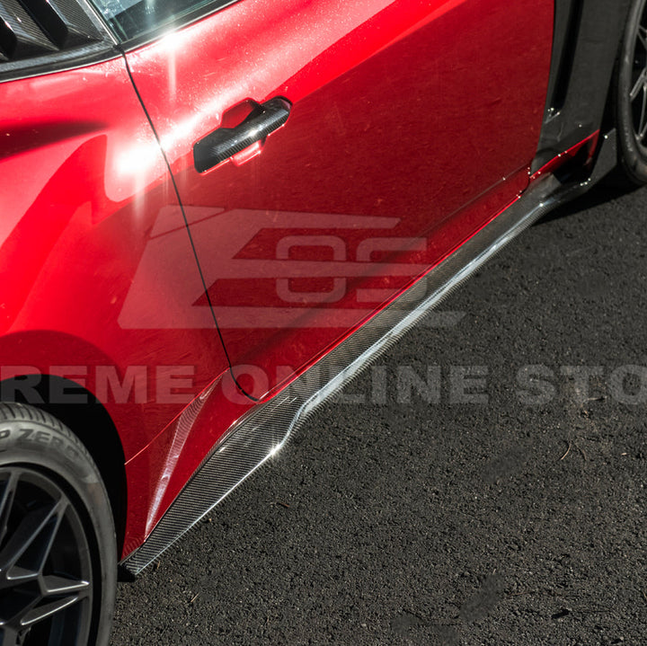 2024-Up Ford Mustang S650 | EOS Performance CARBON FIBER Side Skirts Extension