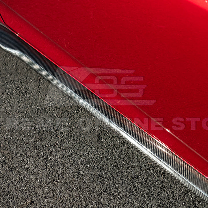 2024-Up Ford Mustang S650 | EOS Performance CARBON FIBER Side Skirts Extension