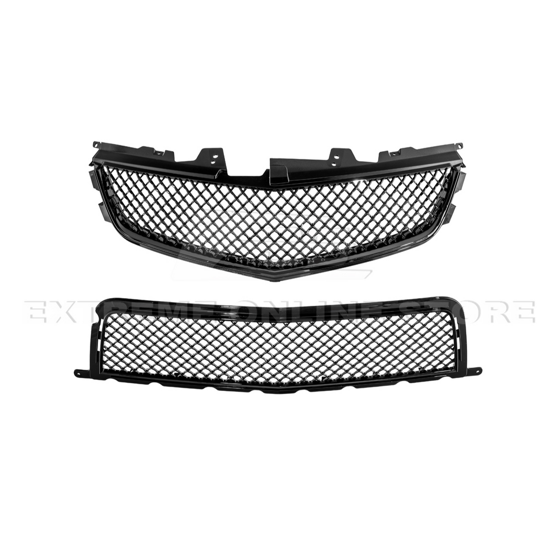 2009-15 Cadillac CTS-V Front Upper Lower Badgeless Grille