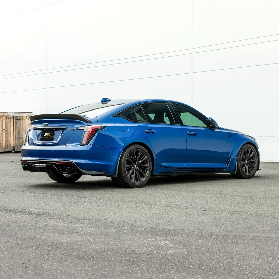 2020-Present Cadillac CT5 &amp; CT5-V Blackwing | Carbon Fiber Mud Flaps Splash Guards