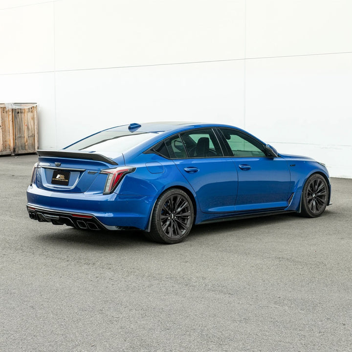 2020-Present Cadillac CT5 &amp; CT5-V Blackwing | Carbon Fiber Mud Flaps Splash Guards