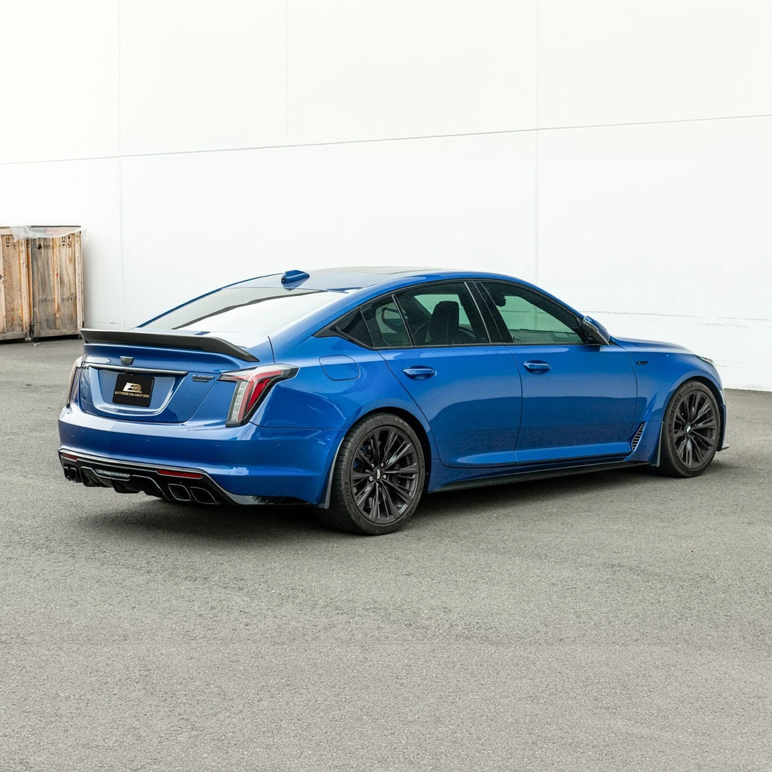 2020-Present Cadillac CT5 &amp; CT5-V Blackwing | Carbon Fiber Mud Flaps Splash Guards