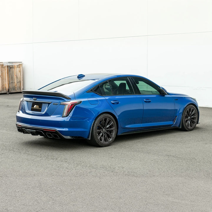 2020-Present Cadillac CT5 &amp; CT5-V Blackwing | Carbon Fiber Mud Flaps Splash Guards