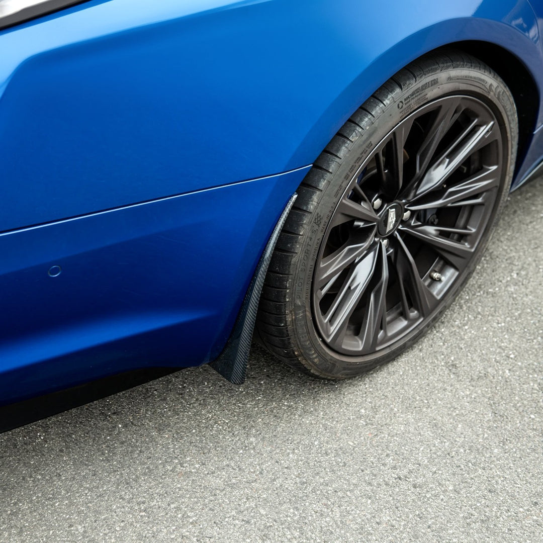 2020-Present Cadillac CT5 &amp; CT5-V Blackwing | Carbon Fiber Mud Flaps Splash Guards