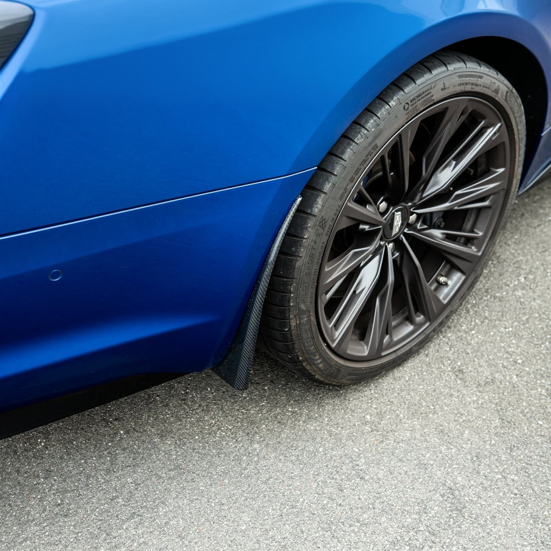 2020-Present Cadillac CT5 &amp; CT5-V Blackwing | Carbon Fiber Mud Flaps Splash Guards