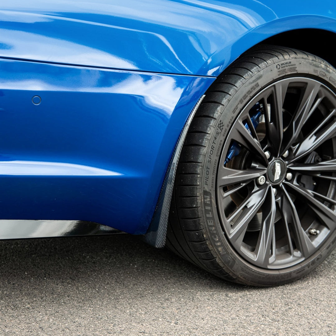 2020-Present Cadillac CT5 &amp; CT5-V Blackwing | Carbon Fiber Mud Flaps Splash Guards