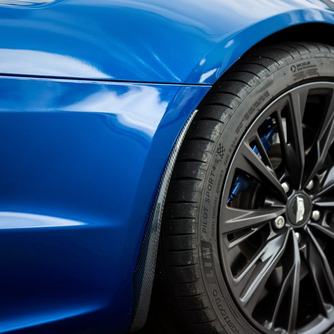 2020-Present Cadillac CT5 &amp; CT5-V Blackwing | Carbon Fiber Mud Flaps Splash Guards