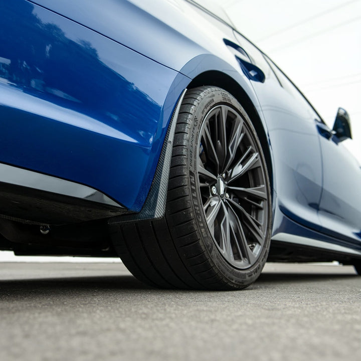 2020-Present Cadillac CT5 &amp; CT5-V Blackwing | Carbon Fiber Mud Flaps Splash Guards