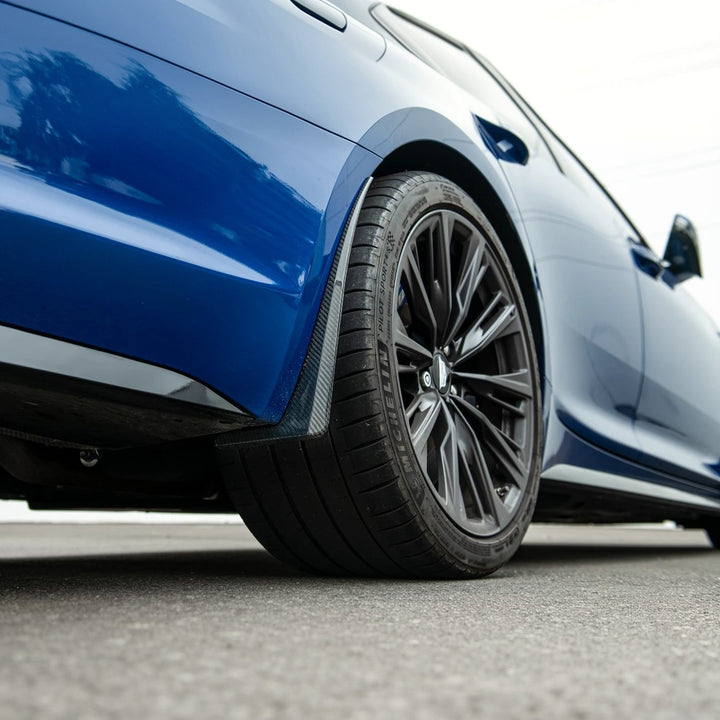 2020-Present Cadillac CT5 &amp; CT5-V Blackwing | Carbon Fiber Mud Flaps Splash Guards