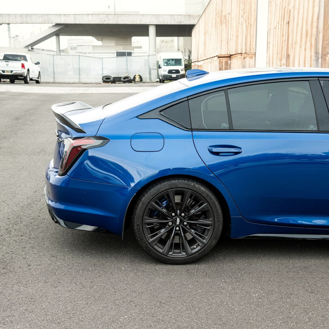 2020-Present Cadillac CT5 &amp; CT5-V Blackwing | Carbon Fiber Mud Flaps Splash Guards