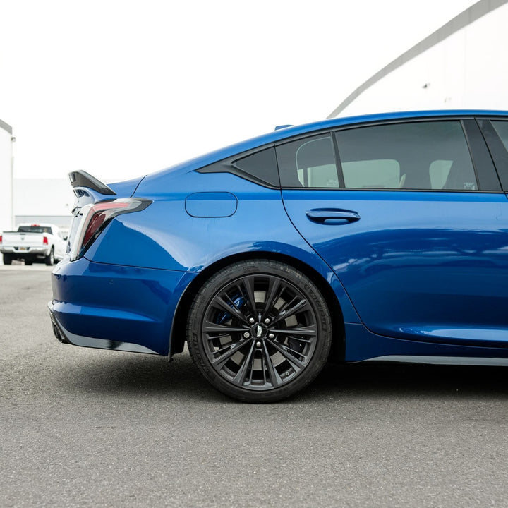 2020-Present Cadillac CT5 &amp; CT5-V Blackwing | Carbon Fiber Mud Flaps Splash Guards