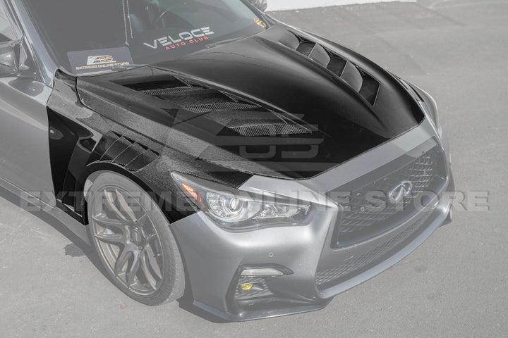 2014-Up Infiniti Q50 Front Bumper Hood &amp; Side Fender