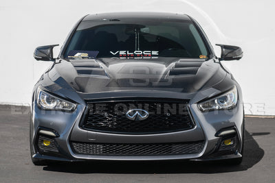 2014-Up Infiniti Q50 Front Bumper Hood & Side Fender