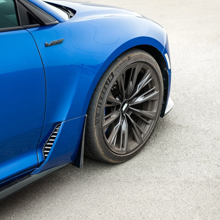 2020-Present Cadillac CT5 &amp; CT5-V Blackwing | Carbon Fiber Mud Flaps Splash Guards