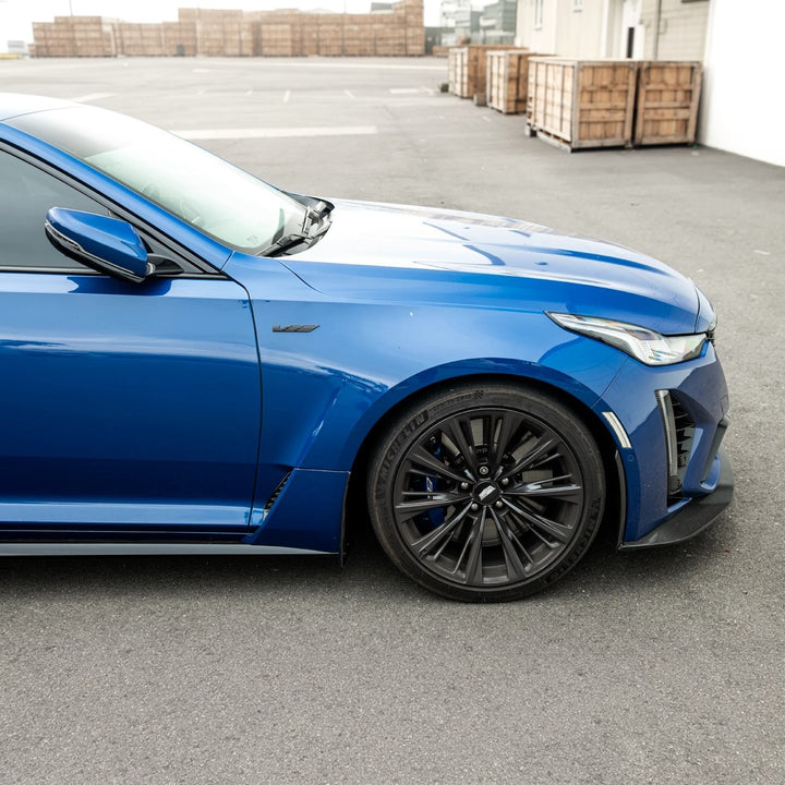 2020-Present Cadillac CT5 &amp; CT5-V Blackwing | Carbon Fiber Mud Flaps Splash Guards