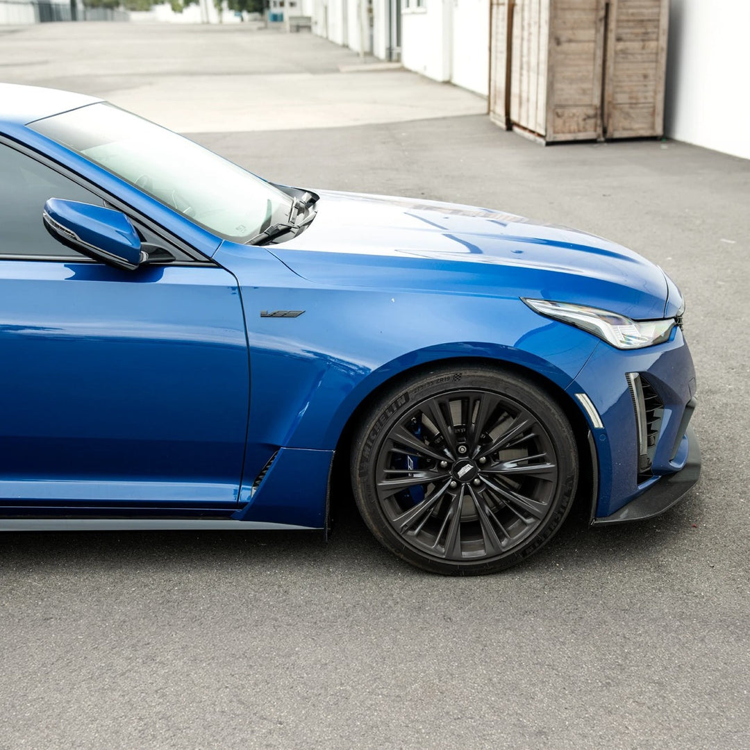 2020-Present Cadillac CT5 &amp; CT5-V Blackwing | Carbon Fiber Mud Flaps Splash Guards