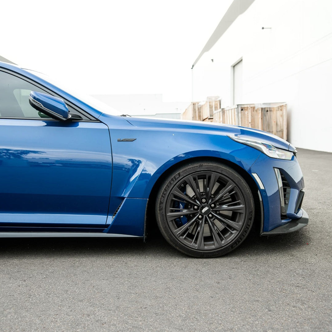 2020-Present Cadillac CT5 &amp; CT5-V Blackwing | Carbon Fiber Mud Flaps Splash Guards