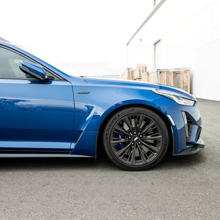 2020-Present Cadillac CT5 &amp; CT5-V Blackwing | Carbon Fiber Mud Flaps Splash Guards