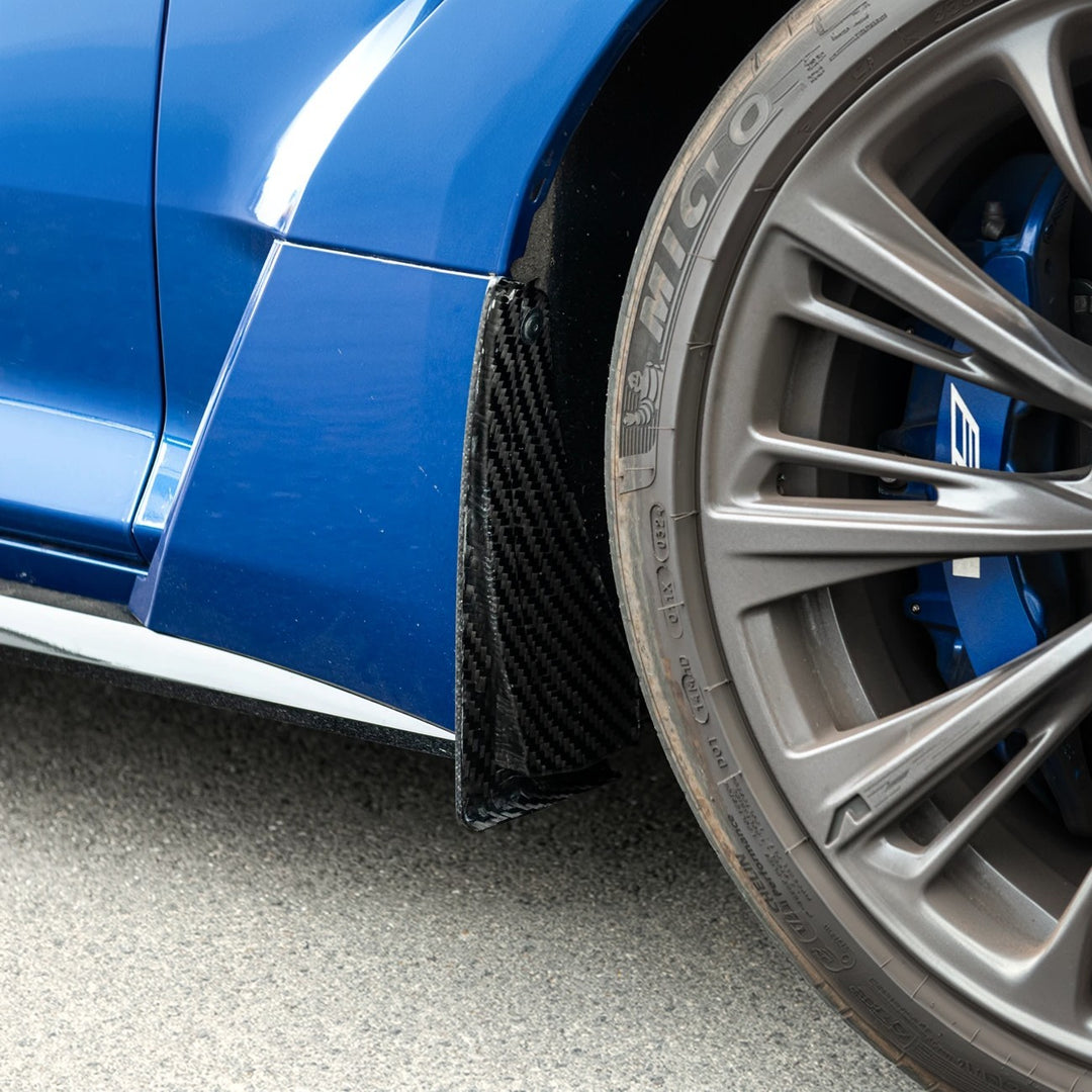 2020-Present Cadillac CT5 &amp; CT5-V Blackwing | Carbon Fiber Mud Flaps Splash Guards