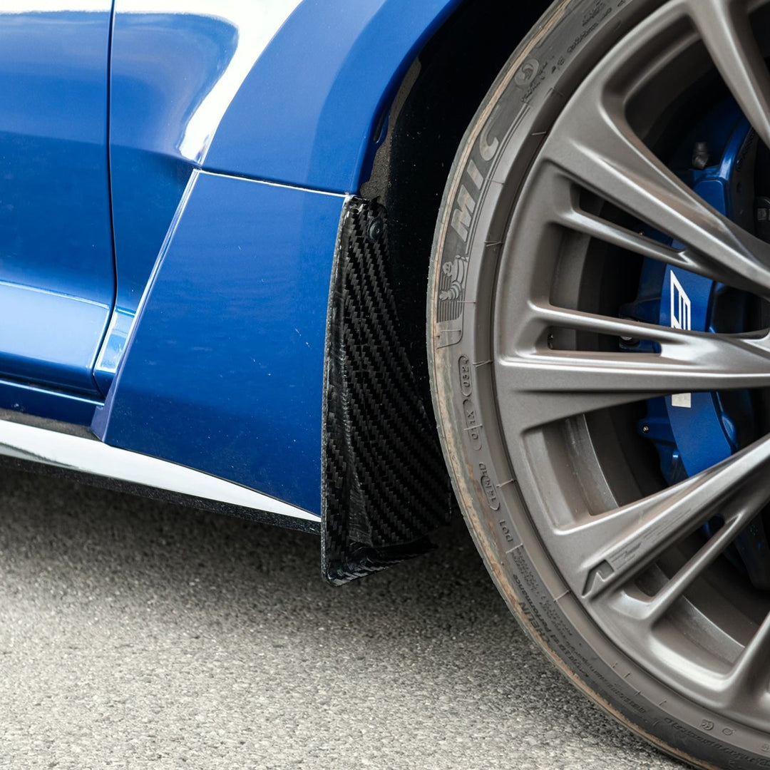 2020-Present Cadillac CT5 &amp; CT5-V Blackwing | Carbon Fiber Mud Flaps Splash Guards