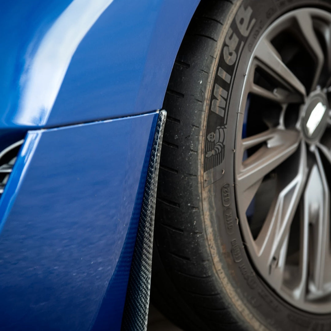2020-Present Cadillac CT5 &amp; CT5-V Blackwing | Carbon Fiber Mud Flaps Splash Guards