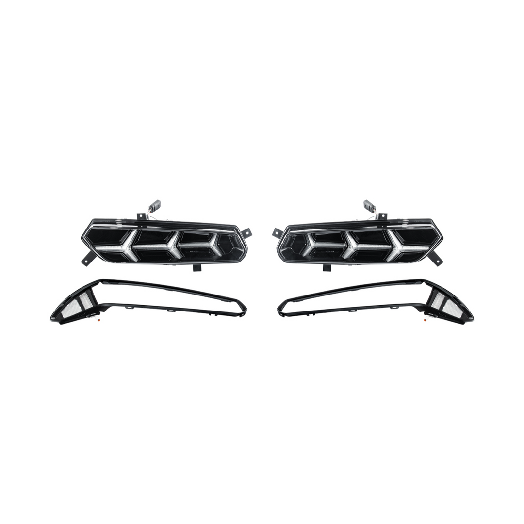 2014-2019 Chevrolet Corvette C7 Lambo Style Sequential LED Tail Lights