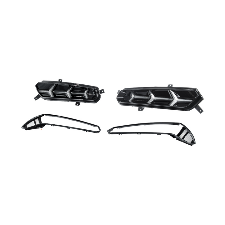 2014-2019 Chevrolet Corvette C7 Lambo Style Sequential LED Tail Lights