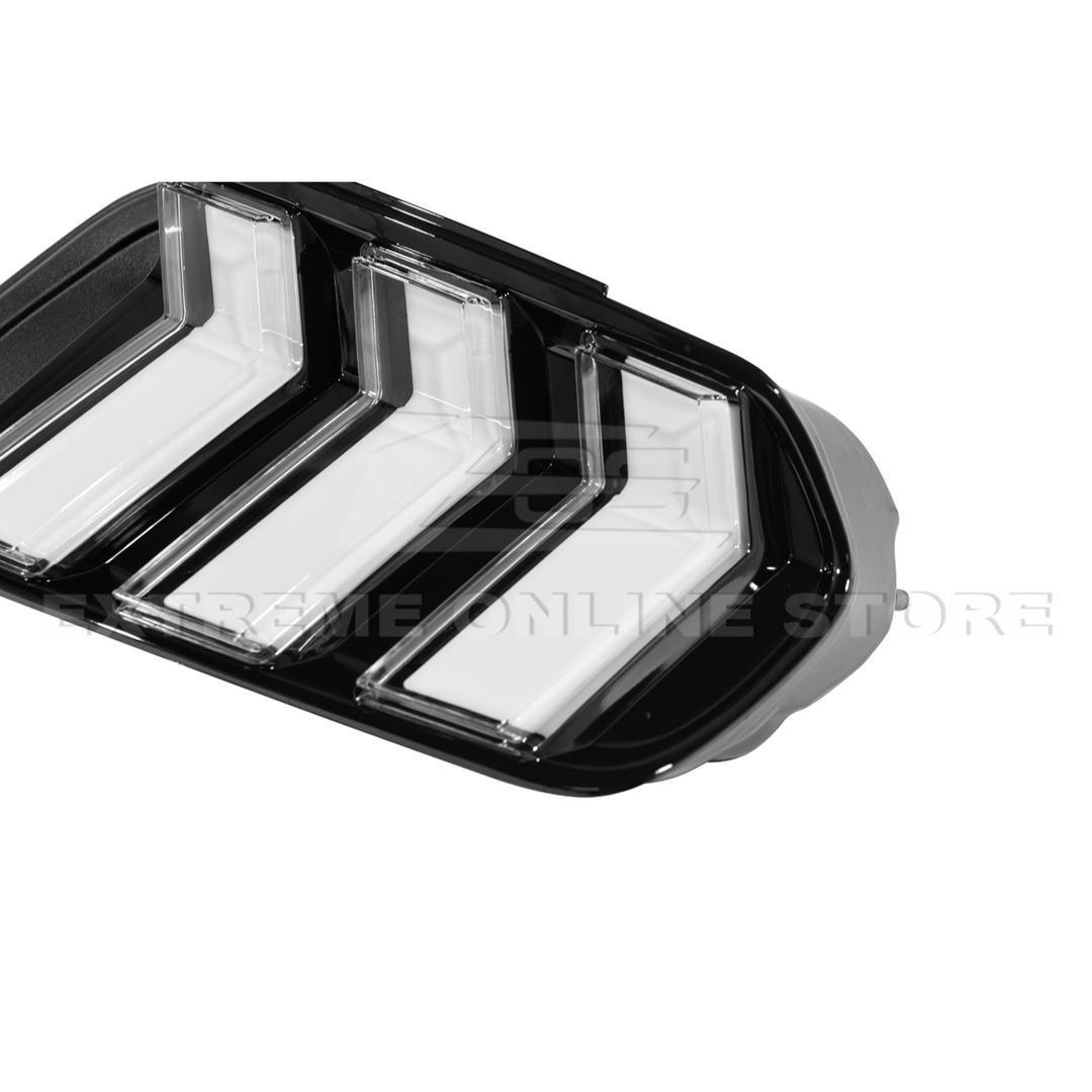 2015-23 Ford Mustang EURO RGB Sequential Signal LED XB Clear Rear Taillight