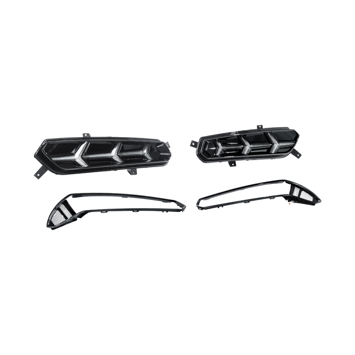 2014-2019 Chevrolet Corvette C7 Lambo Style Sequential LED Tail Lights
