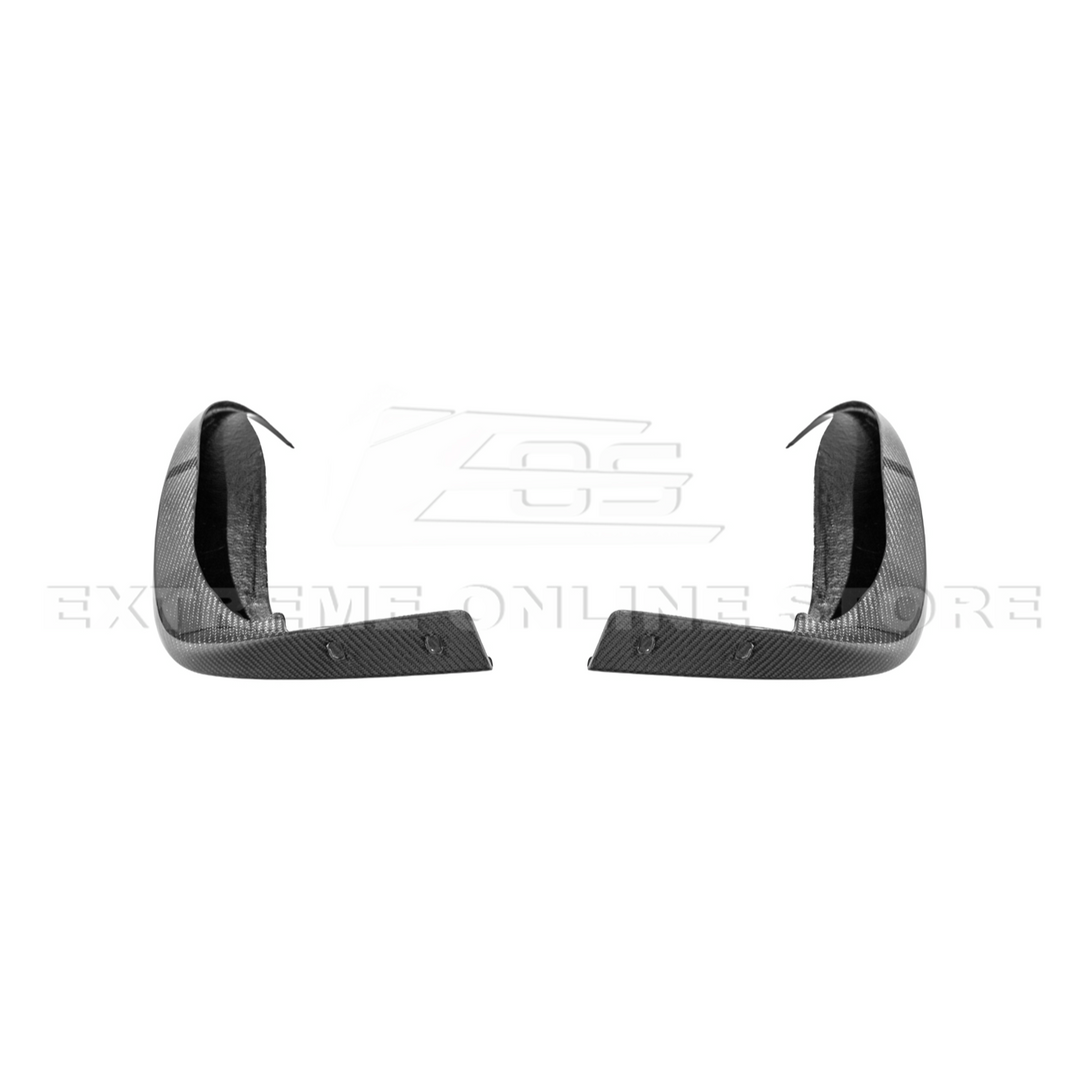 2005-13 Corvette C6 Z06 ZR1 Extended DRY CARBON FIBER Rear Splash