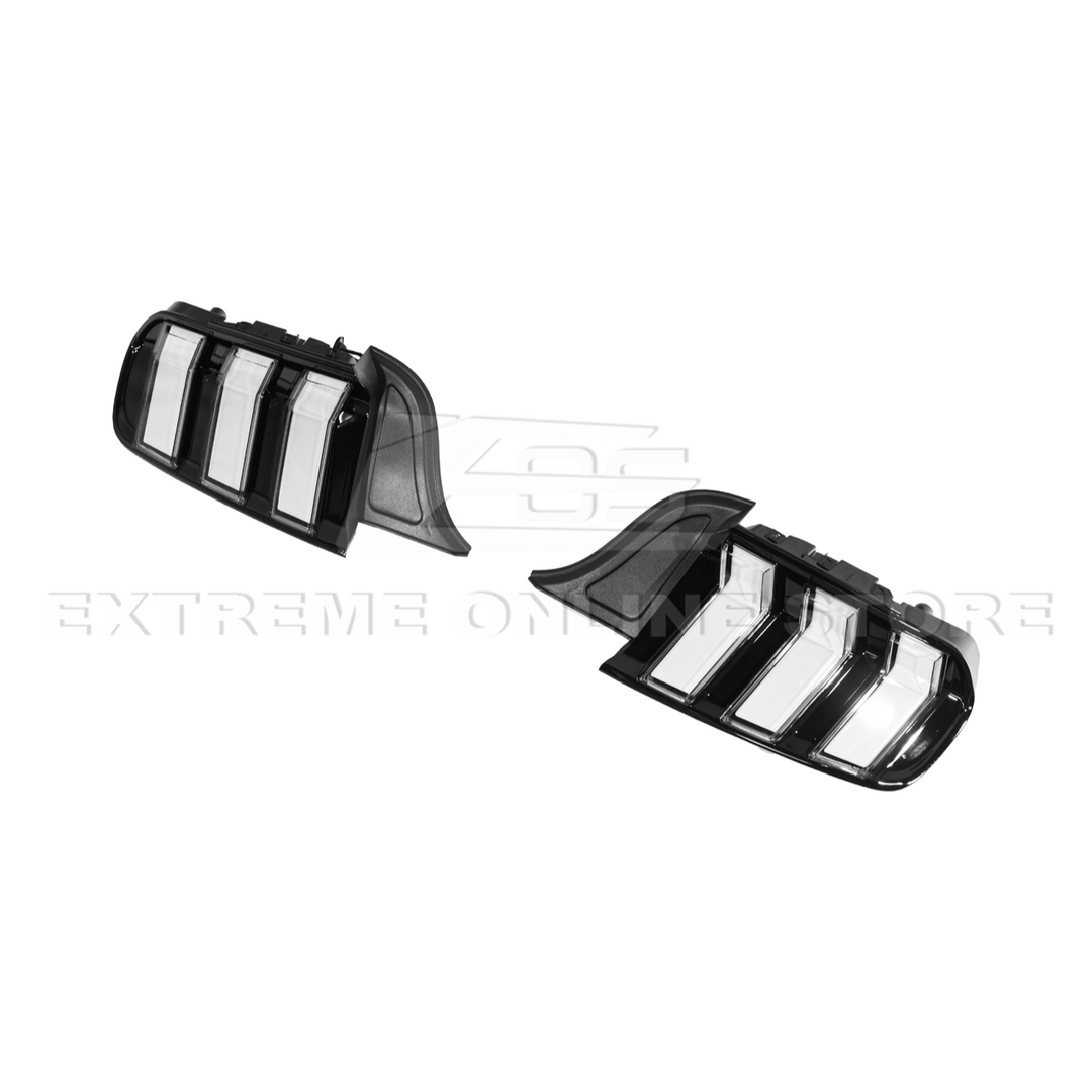 2015-23 Ford Mustang EURO RGB Sequential Signal LED XB Clear Rear Taillight