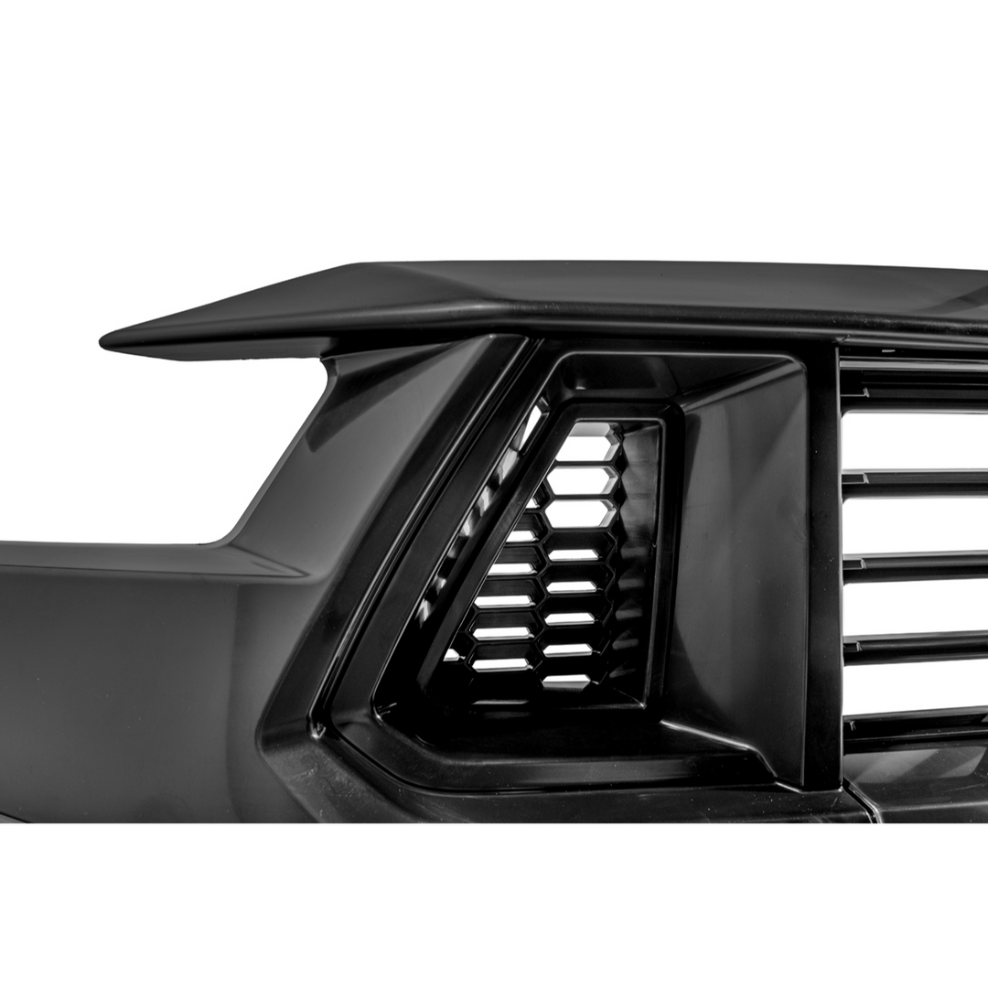2024-Up Mustang | Dark Horse Style Front Bumper Cover Lip w/ LED Side Grille