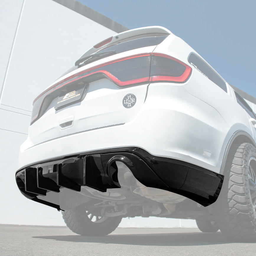 2014-Up Dodge Durango Track Package Rear Dual Tips Diffuser