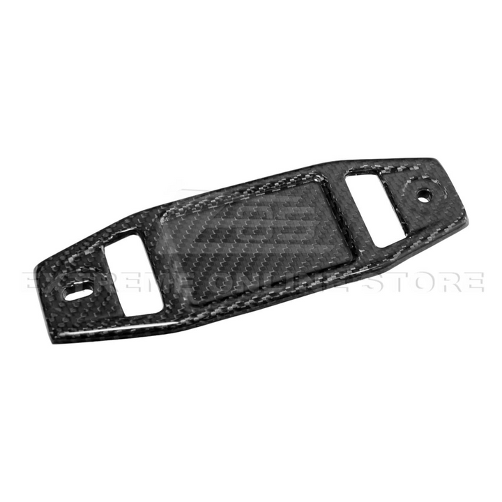 Corvette C8 Z06 DRY CARBON FIBER Engine Bay Builder Plaque