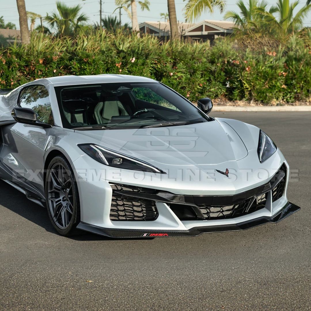 Chevrolet Corvette C8 Z06 DRY CARBON FIBER Front Grille Insert