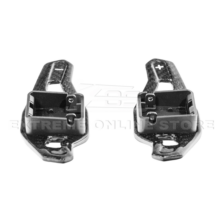 Corvette C8 Lamborghini Style CARBON FIBER Steering Wheel Paddle Shifter