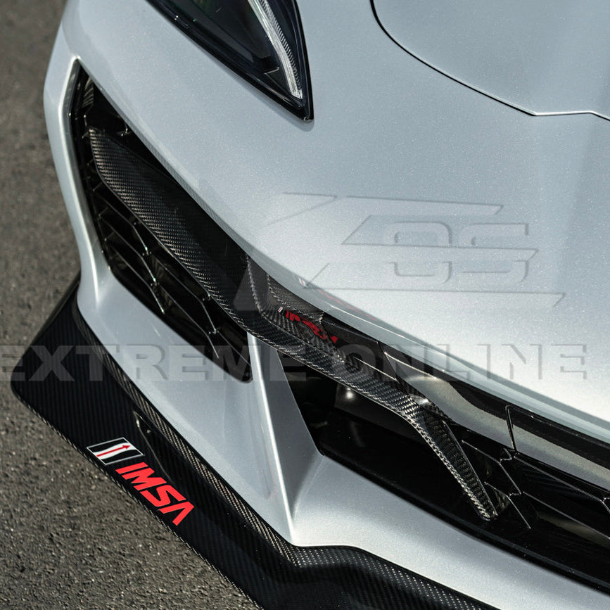 Chevrolet Corvette C8 Z06 DRY CARBON FIBER Front Grille Insert