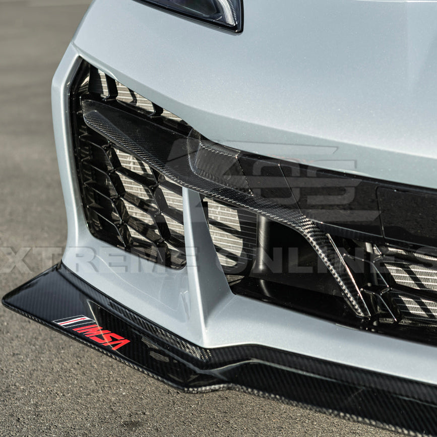 Chevrolet Corvette C8 Z06 DRY CARBON FIBER Front Grille Insert