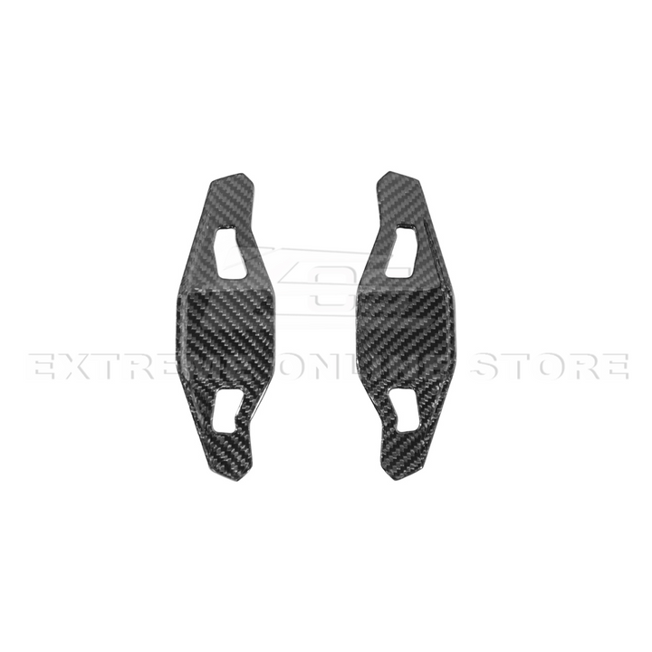 Corvette C8 Lamborghini Style CARBON FIBER Steering Wheel Paddle Shifter